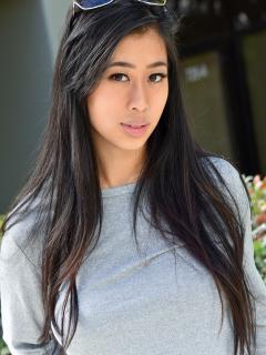 Flashing Her Perfect Tits Outside